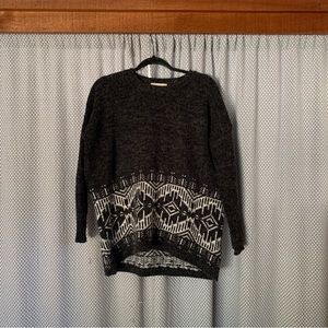 Dark Grey Fairisle Sweater